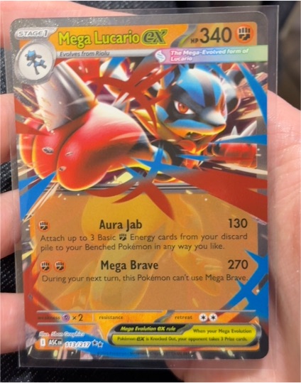 2013 Pokémon Mega Evolutions #012 Mega Lucario EX — front