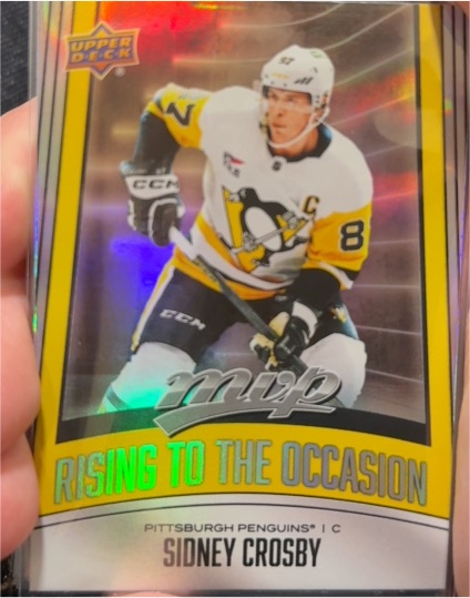 2025-26 Upper Deck MVP #RO-30 Sidney Crosby Rising to the Occasion — front