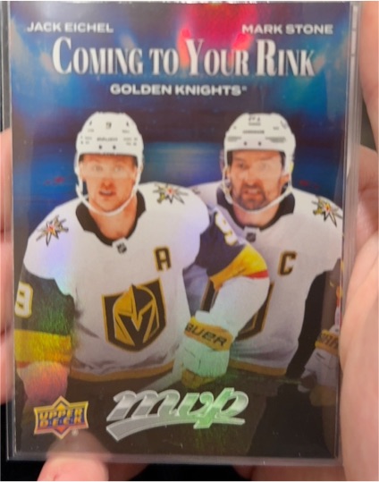 2025-26 Upper Deck MVP #CR-30 Jack Eichel / Mark Stone Coming to Your Rink — front
