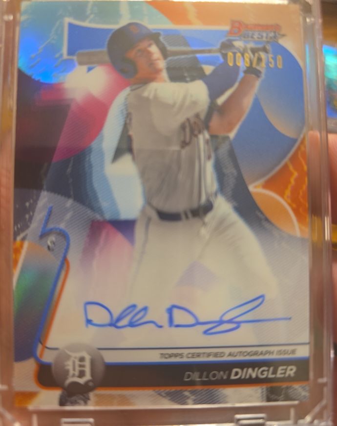 2020 Bowman's Best #B20-DD Dillon Dingler — front