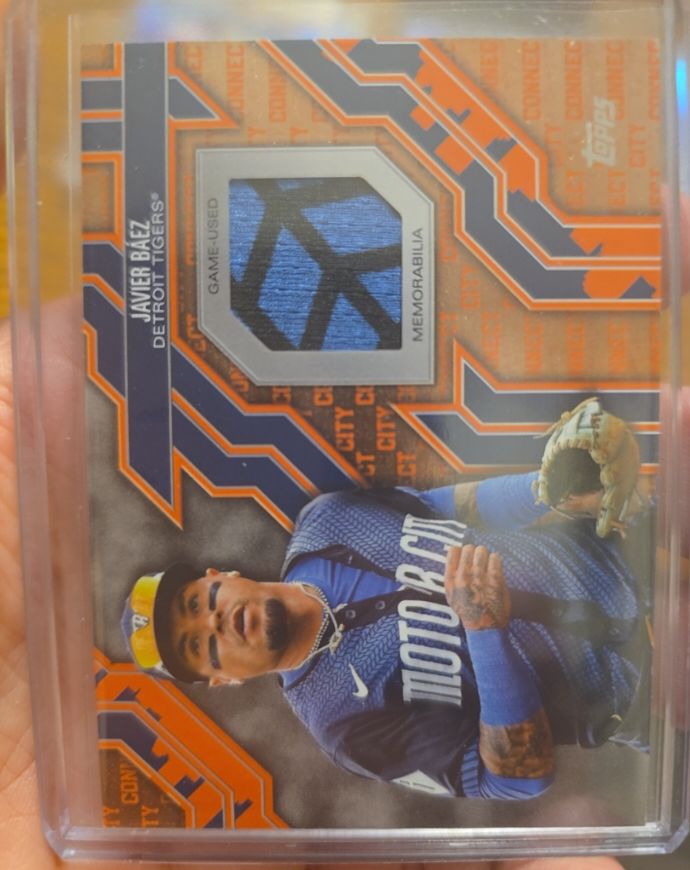 2025 Topps Series 2 City Connect Swatch Collection #CC2-JB Javier Báez — front