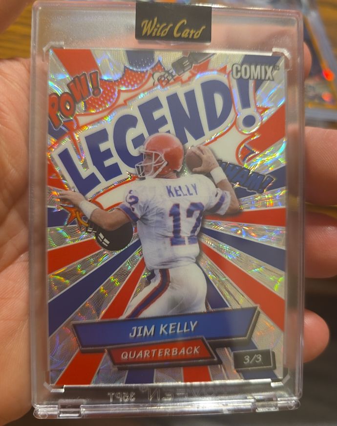 2025 Wild Card Comix #3 Jim Kelly — front