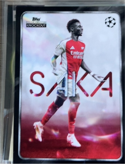 2024-25 Topps Knockout UEFA Bukayo Saka — front