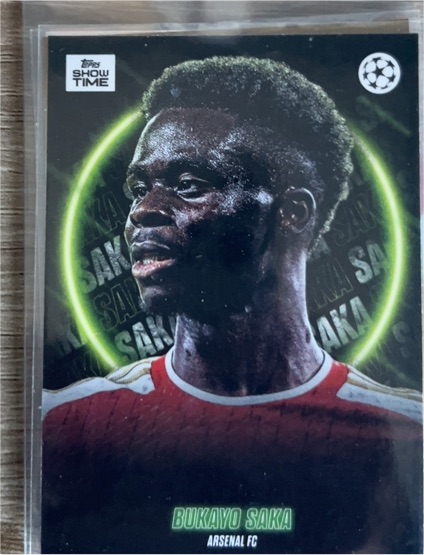 2024-25 Topps UEFA Club Competitions #77 Bukayo Saka — front
