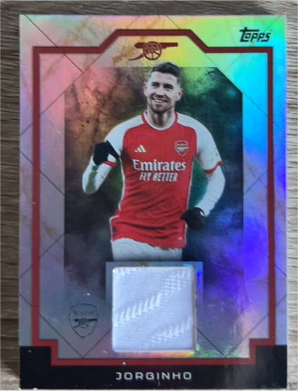 2023 Topps Arsenal FC Team Set Marble Halls Relic Jorginho — front