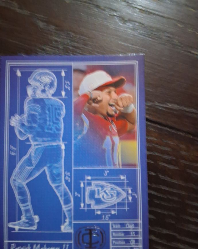 2025 Panini Icon #TA-1 Patrick Mahomes II Touchdown Architect — front