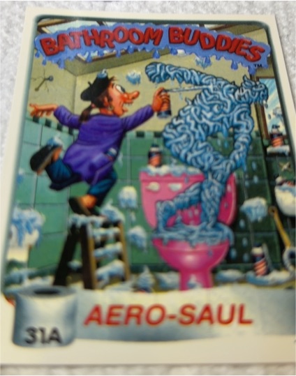 1996 Topps Bathroom Buddies #31A Aero-Saul — front
