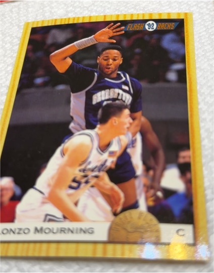 1993-94 Classic Draft Picks #105 Alonzo Mourning — front