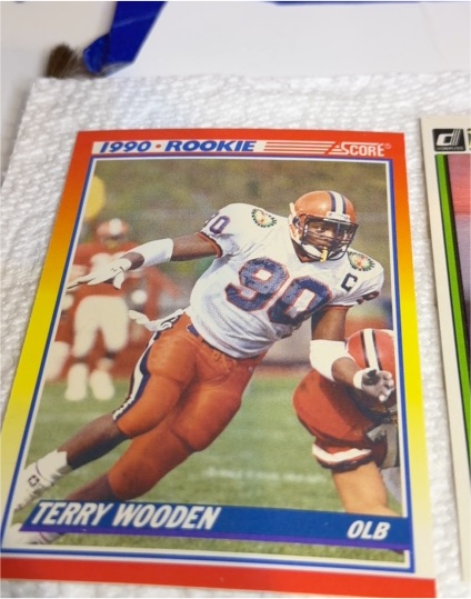 1990 Score #632 Terry Wooden Rookie Card — front