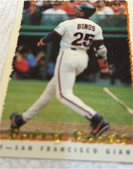 1995 Topps #100 Barry Bonds — front