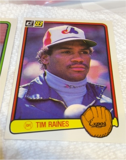 1983 Donruss #540 Tim Raines — front
