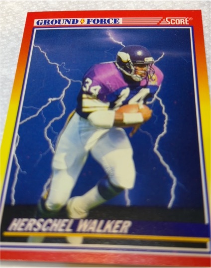 1990 Score Ground Force #561 Herschel Walker — front