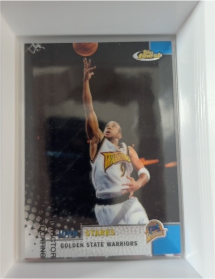 1999 Topps Finest #72 John Starks — front