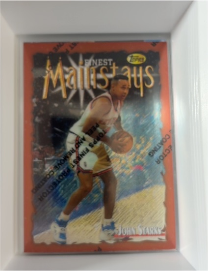 1996-97 Topps Finest #187 John Starks — front
