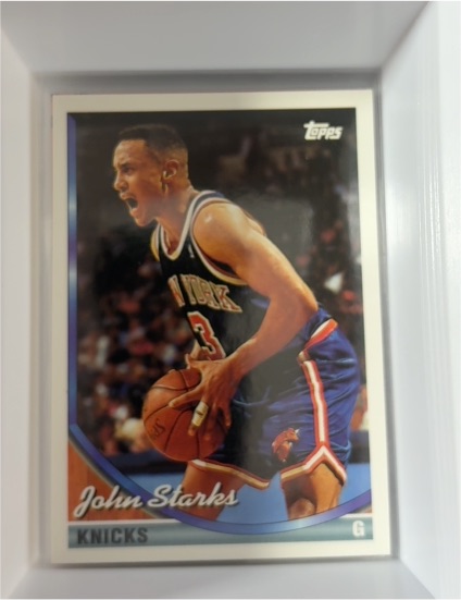 1993-94 Topps #61 John Starks — front