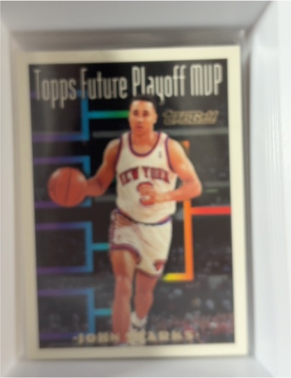1993-94 Topps #208 John Starks Future Playoff MVP — front