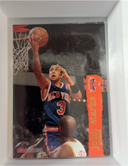 1995-96 NBA Hoops #112 John Starks — front