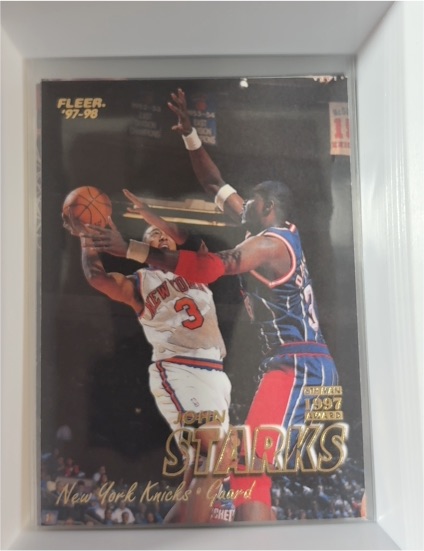 1997-98 Fleer #146 John Starks — front