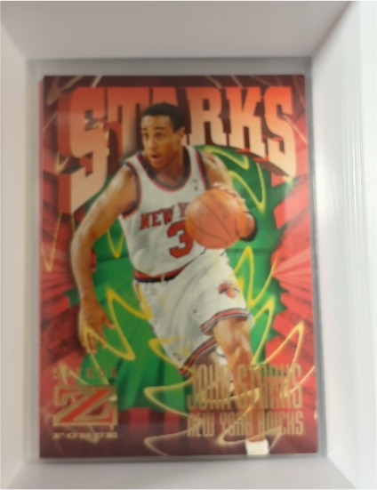 1996-97 SkyBox Z-Force #120 John Starks — front