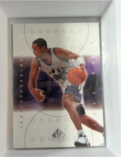2000-01 SP Authentic #84 John Starks — front