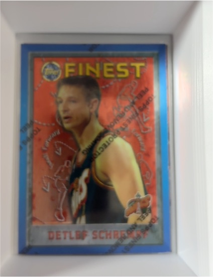 1995-96 Topps Finest #239 Detlef Schrempf — front