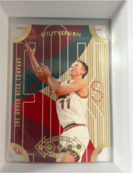 1996-97 Upper Deck Fast Break Connections #FB21 Detlef Schrempf — front