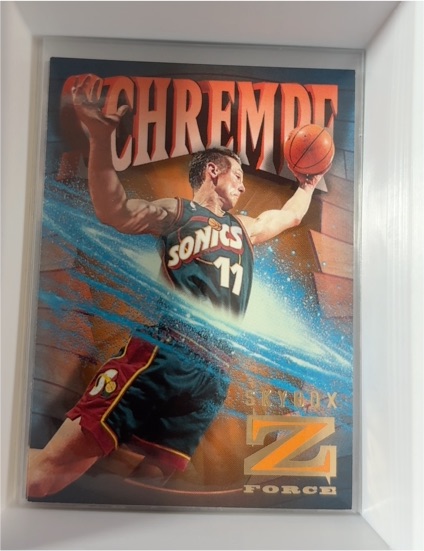 1996-97 Skybox Z-Force #85 Detlef Schrempf — front