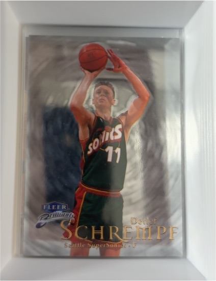 1998-99 Fleer Brilliants #98 Detlef Schrempf — front