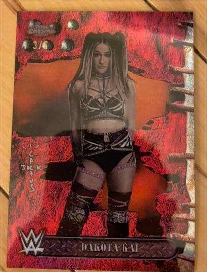 2025 Topps Chrome WWE x Cactus Jack #85 Dakota Kai — front
