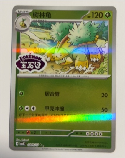 2026 Pokémon #0806/07 Grotle — front