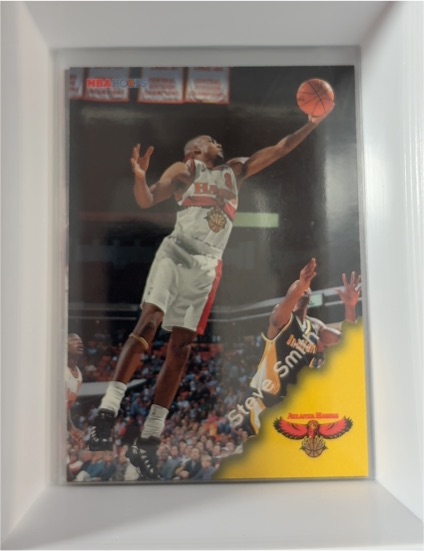 1996-97 NBA Hoops #6 Steve Smith — front