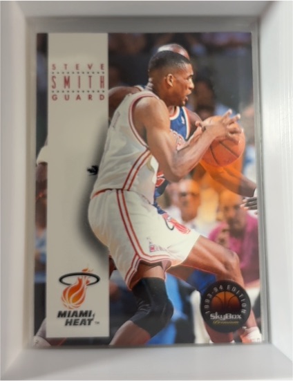 1993-94 SkyBox Premium #107 Steve Smith Miami Heat — front