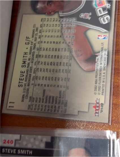 1999 Fleer #11 Steve Smith — front