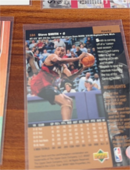 1996-97 Upper Deck #158 Steve Smith — front