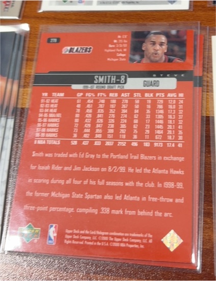 1991 Upper Deck #4b Steve Smith — front