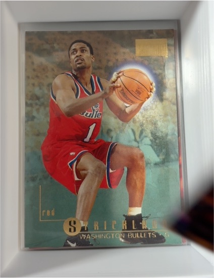 1996-97 SkyBox Premium #199 Rod Strickland Washington Bullets — front