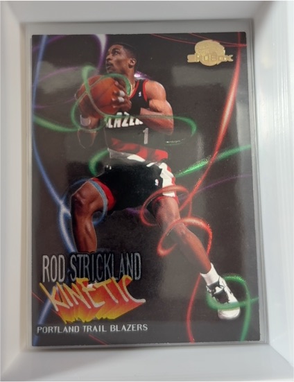 1995-96 SkyBox Premium #K8 Rod Strickland Kinetic — front