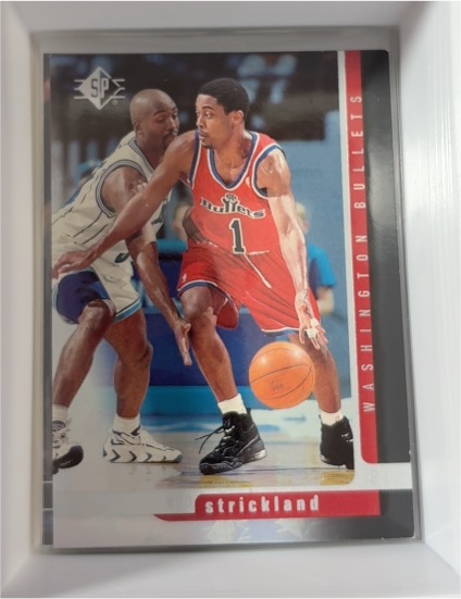 1996-97 Upper Deck SP #125 Rod Strickland Washington Bullets — front