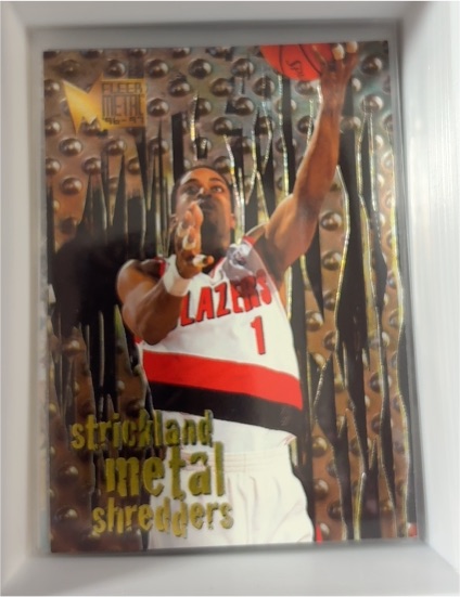 1996-97 Fleer Metal #148 Rod Strickland Portland Trail Blazers — front