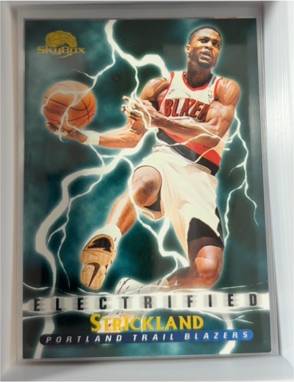 1995-96 SkyBox Premium #295 Rod Strickland Electrified — front