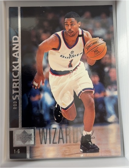 1997-98 Upper Deck #134 Rod Strickland Washington Wizards — front