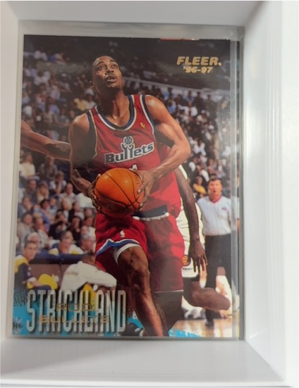 1996-97 Fleer #267 Rod Strickland Washington Bullets — front