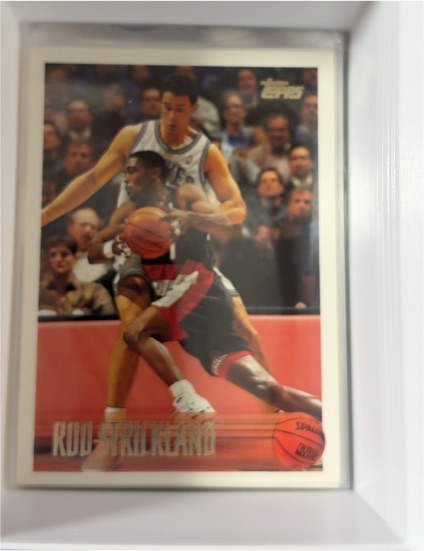 1996-97 Topps #12 Rod Strickland — front