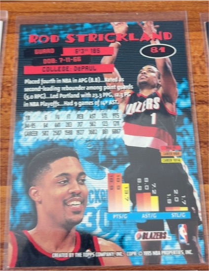 1994-95 Stadium Club Members Only #81 Rod Strickland — front