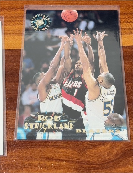 1995-96 Topps Stadium Club #81 Rod Strickland — front