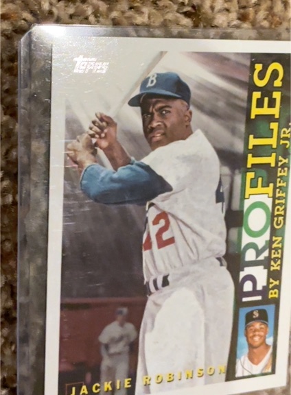 2026 Topps Series 1 #TP-20 Jackie Robinson Profiles by Ken Griffey Jr. — front