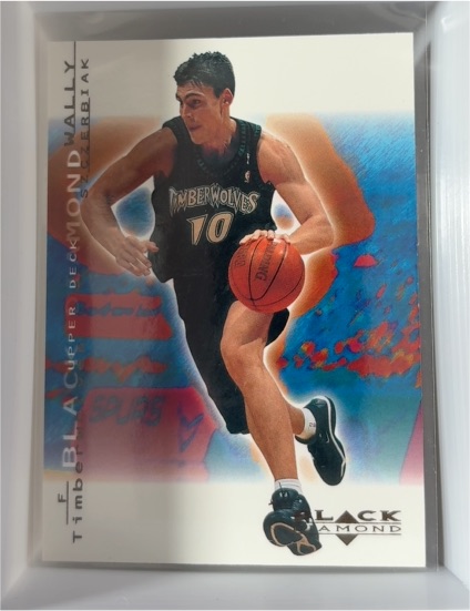 2000-01 Upper Deck Black Diamond #50 Wally Szczerbiak — front