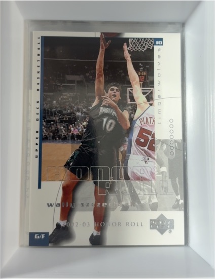 2002-03 Upper Deck Honor Roll #10 Wally Szczerbiak — front