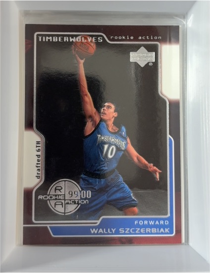 1999-00 Upper Deck Rookie Action #321 Wally Szczerbiak — front