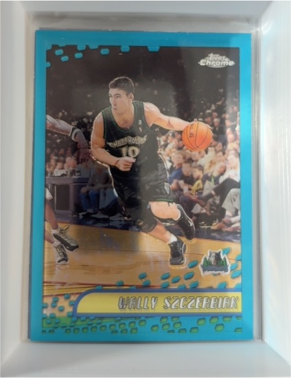 2001-02 Topps Chrome #15 Wally Szczerbiak — front